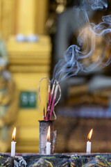 Canvas Print - Shwedagon Paya pagoda Myanmar