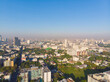 Aerial view city building of Bangkok downtown of Thailand