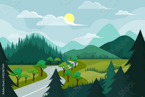 Spring Landscape Scene_5