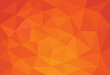 Orange color polygonal pattern background, abstract triangular polygon illustration, light orange triangles mosaic background