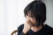 © 9nong - asian woman covering her nose for bad smell, concept of stink thing, bad breath, unpleasant smell, rotten food, odor, body bad smell, air pollution, polluted air