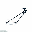 © andy - spotlight icon vector
