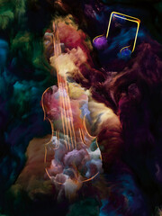 Wall Mural - Colors of Music