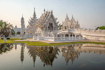 White Temple (Wat Rong Khun) is one of the most famous attractions of  Northern Thailand.