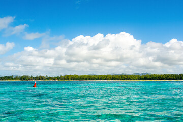 Belle Mare coast, Mauritius Island