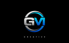 GM Letter Initial Logo Design Template Vector Illustration