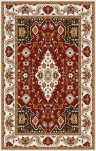 Carpet Bathmat And Rug Boho Style Ethnic Design Pattern With Distressed Woven Texture And Effect
