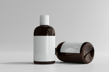 Sticker - Isolated Cosmetic Bottle 3D Rendering