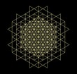 Sacred Geometry - Tetrahedron -Vector Illustration	
