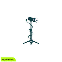 Sticker - studio lamp icon 