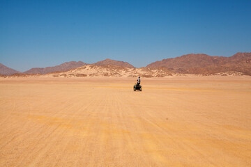 Wall Mural - Desert Egypt, mountains sands