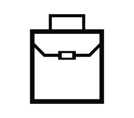 Canvas Print - Work suitcase icon