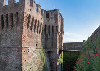 Wall Mural - Sforza fortress of Soncino, Cremona