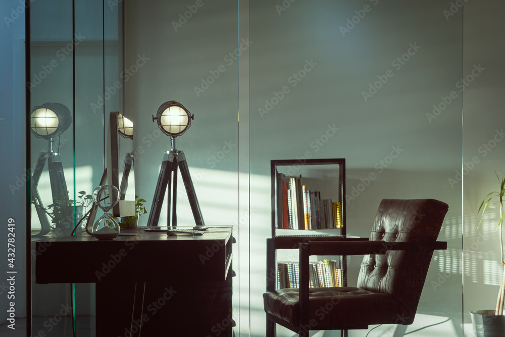 Soho office interior with loft style design Stock Photo | Adobe Stock