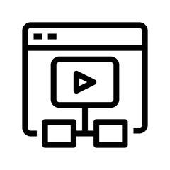 Icon Wireframe With Style Outline