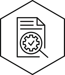 Automated Quality Optimization line icon vector