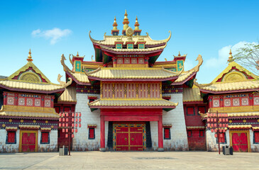 Canvas Print - Chinese-style ancient architecture, Hainan, China.