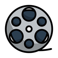 Wall Mural - Film Reel Icon