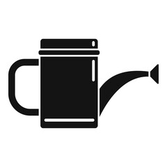 Sticker - Watering can icon, simple style