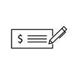 © arybickii - Money check vector icon