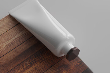 Sticker - Isolated Cosmetic Tube 3D Rendering