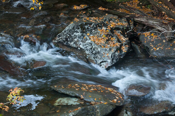 Refreshing mountain cascades