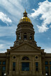 Wyoming State Capitol Building in Cheyenne, WY on a bright sunny spring day