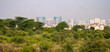 Scenic view of the Gurugram city in Northern India