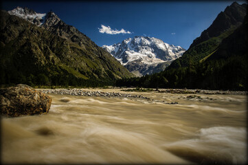 river and mountains