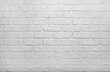 © Gudman - Brick wall. White brick wall background. Brick. Pattern of white tiles