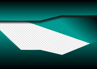 Wall Mural - abstract luxury shine modern technology vector background template. geometric shape backdrop in cyan