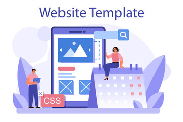 Website prototyping. Web page modeling, interface development