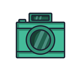 Canvas Print - Camera icon