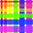 © lazyllama - Seamless wallpaper background of gay pride rainbow plaid pattern