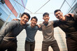 © imtmphoto - team of young asian athletes having fun outdoors