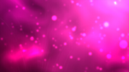 Wall Mural - red space floating particles background