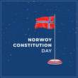 Norwegian Constitution Day. Abstract Background
