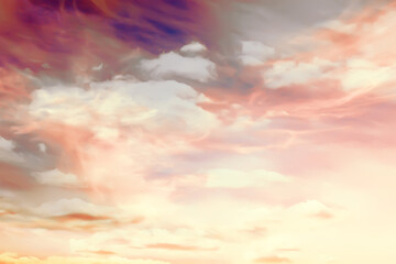 Wall Mural - sunrise sky watercolor gradient colors, beautiful abstract nature wallpaper