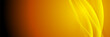 Orange glowing shiny waves abstract banner design. Elegant vector background