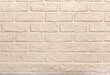 © Gudman - Brick wall. White brick wall background. Brick. Pattern of white tiles