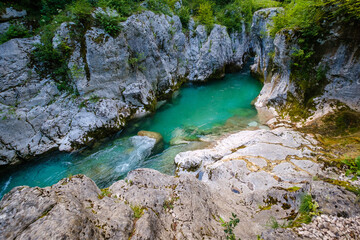 Poster - The great Soca gorge in Slovenia