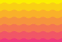 Yellow And Pink Gradient Background. Organic Shape. Abstract Background. Vector Geometric Elements For Background Cover Templates, Patterns. Yellow And Pink Wave Background. Yellow And Pink Wallpaper.