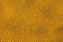 Yellow Mesh Texture And Buttonhole. Good Wallpaper