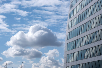 city sky clouds