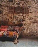 Fototapeta Big Ben - Aesthetic Home Interior Couch