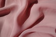 Simple thin pastel pink chiffon fabric in soft folds