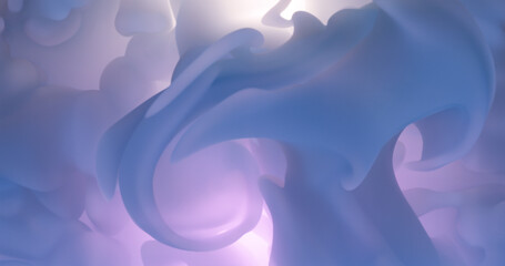 Wall Mural - lava lamp like shapes slowly flowing on screen, swirling liquid. abstract background with flowing an