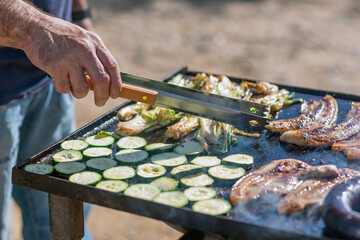 Barbecues are meeting points for family and friends.