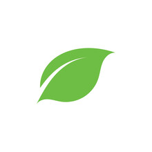  Leaf Logo Green Ecology Nature Element Vector Image