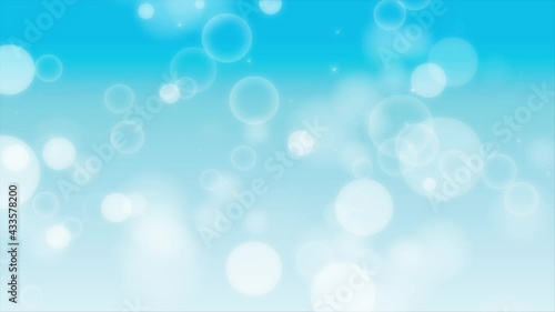 グラデーション キラキラ 水玉 青 紫